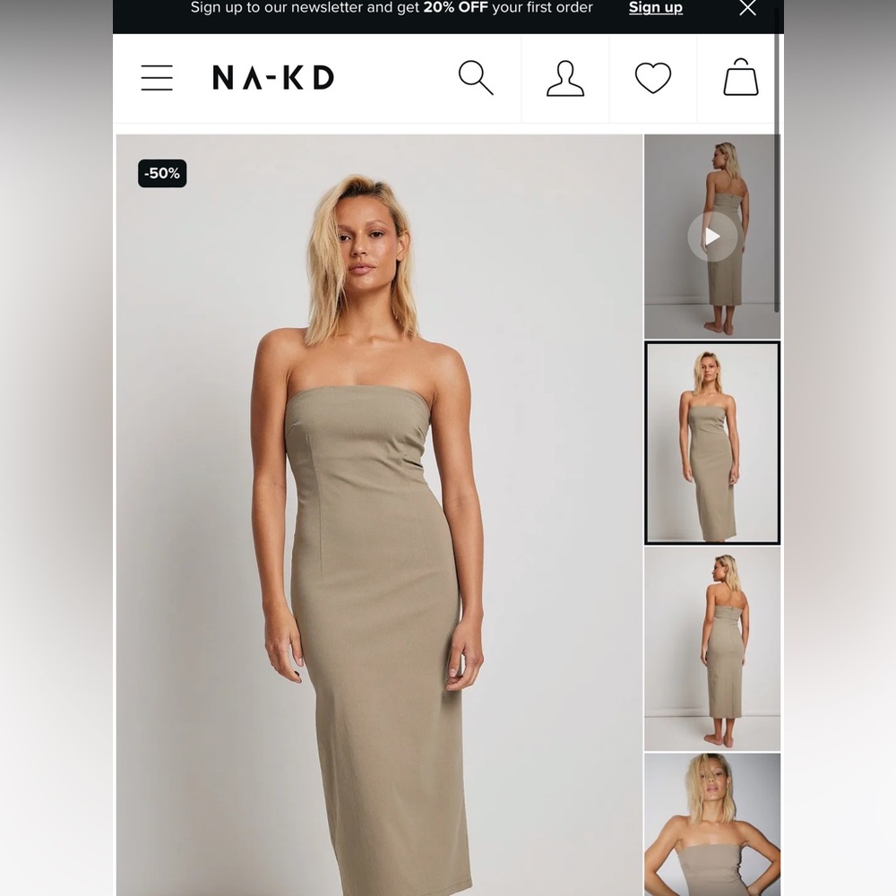 NA KD FASHION JOSEFINE HJ collection dress SOLD OUT